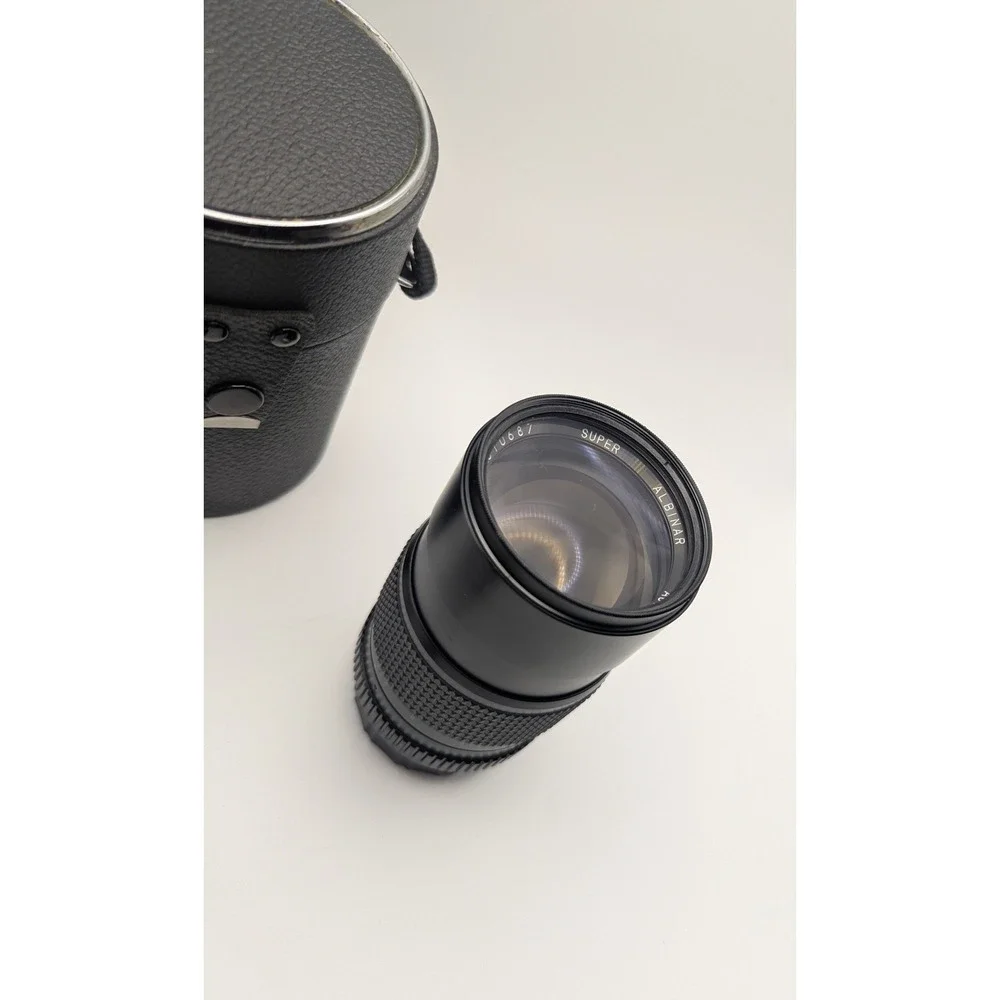 Vintage Pentax Super Albinar 135mm f‎ 2.8 Auto Telephoto Lens # 810687 w/Case